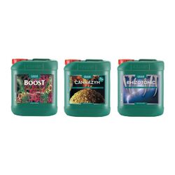Canna Additives Pack | Cannazym, Boost, and Rhizotonic | 3 x 5L