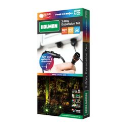 Holman 3 Way Expansion Tee for RGB Garden Light Cable - 4-Pin