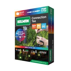 Holman 4-Pin Connection Tee for RGB Garden Light Cable